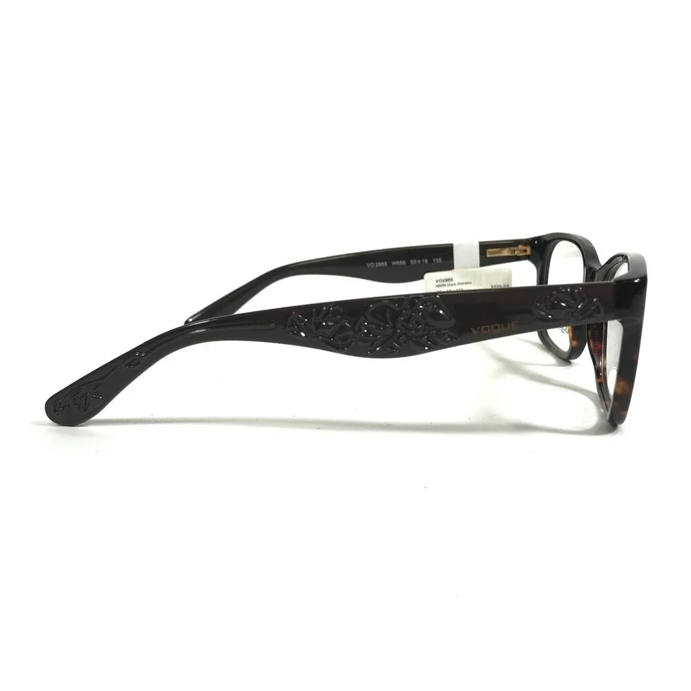 Vogue Eyeglasses Frames VO2885 W656 Brown Tortoise Square Full Rim 50-18-35